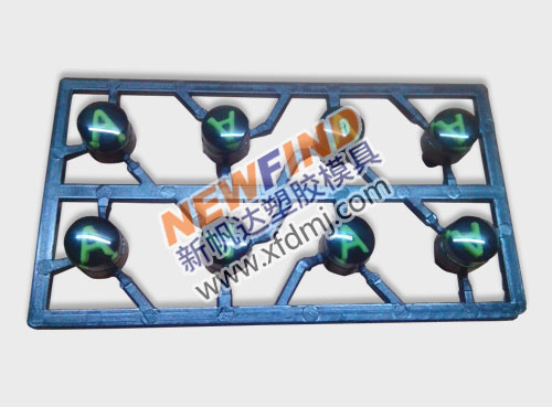 iphone6手機(jī)游戲雙色塑膠按鍵模具