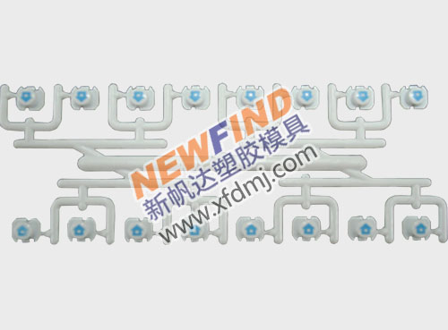 三星老人兒童手機(jī)雙色塑膠按鍵模具