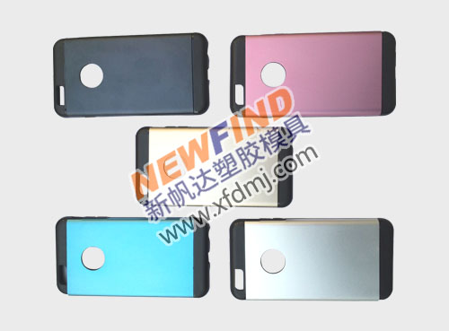 iphone6 plus雙色手機(jī)保護(hù)套塑膠模具