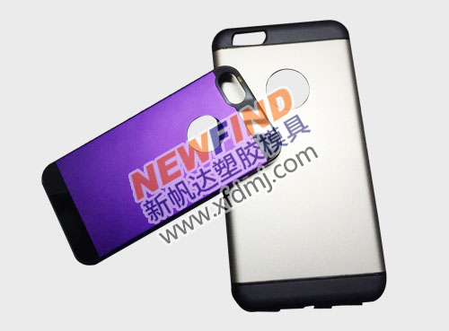 iphone6 4.7寸5.5寸雙色手機(jī)保護(hù)套模具