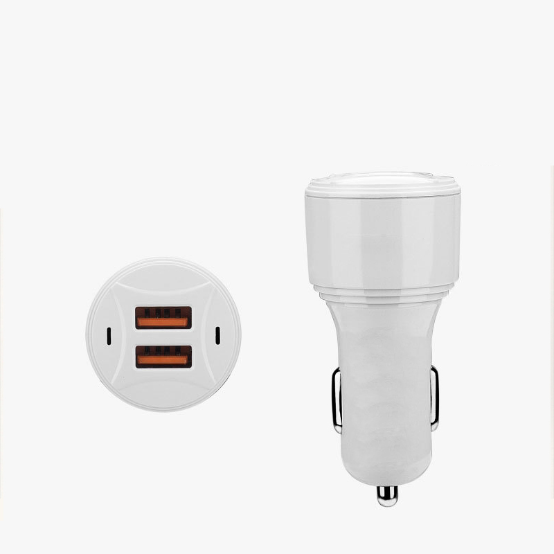 車充點煙器雙口外殼Type-c快充車載充電器塑料殼體定制